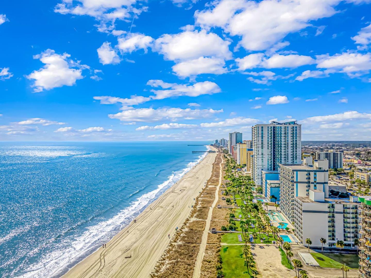 Ocean View Double Suite! Sleeps 4 Meridian Plaza 705 Myrtle Beach Exterior foto